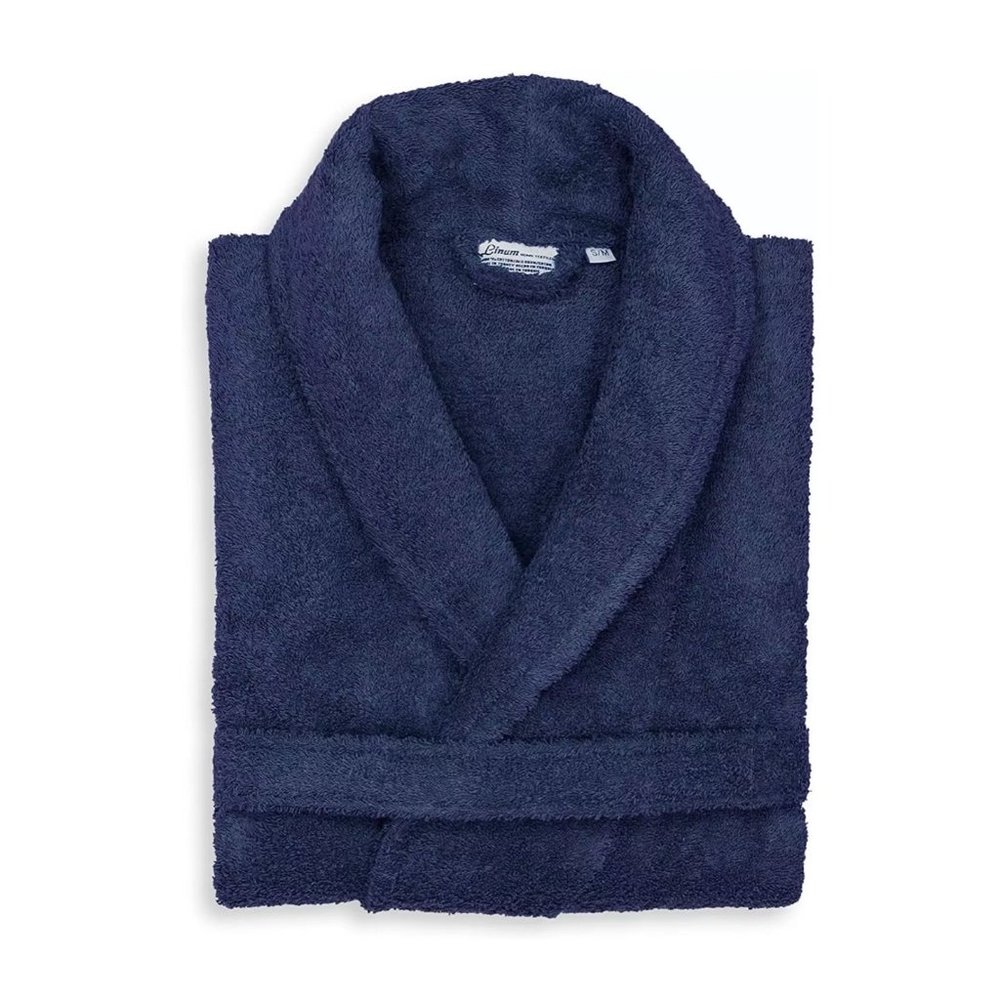 Linum Home Textiles Turkish Cotton Terry Unisex Bathrobe NEW W/TAGS